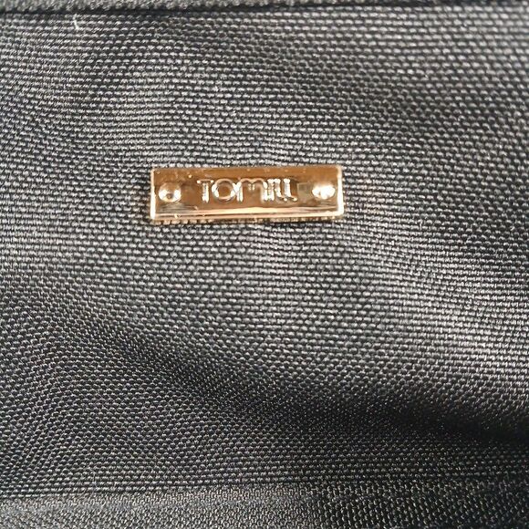 Tomill Insulated Cooler Lunchbox Tote Bag Black with Gold Zippers New Tags - Picture 7 of 7